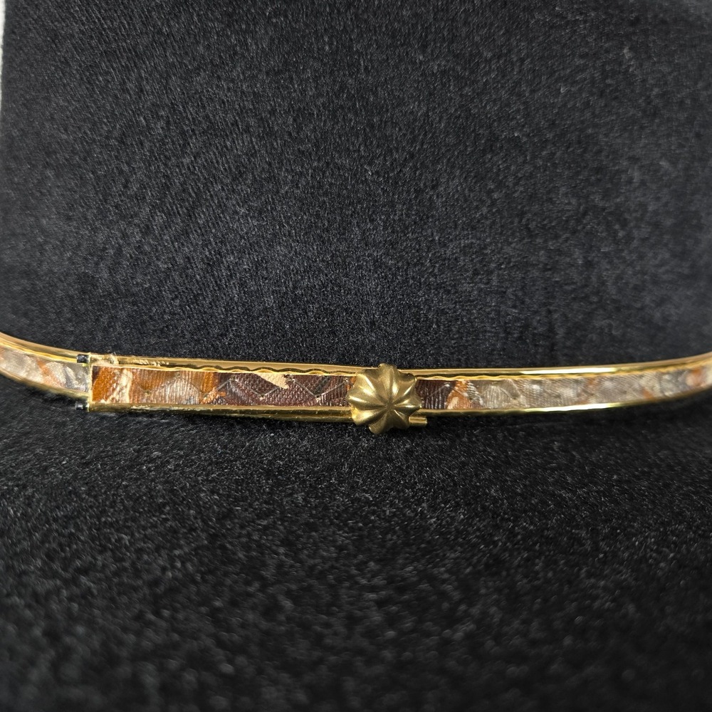 Vintage Pigalle XXXXXXX Sombrero Santo Nino Black Felt Western Hat Size‎ 7 1/4 - Picture 11 of 16